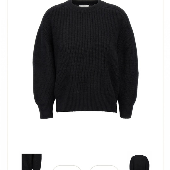 ISO: Loulou Studio Black Marcela cashmere crewneck